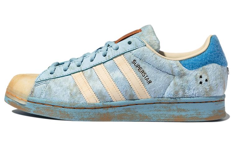 

Кеды унисекс Adidas melting sadness x adidas originals Superstar 2022 CNY голубые 41 EU, Голубой, melting sadness x adidas originals Superstar 2022 CNY