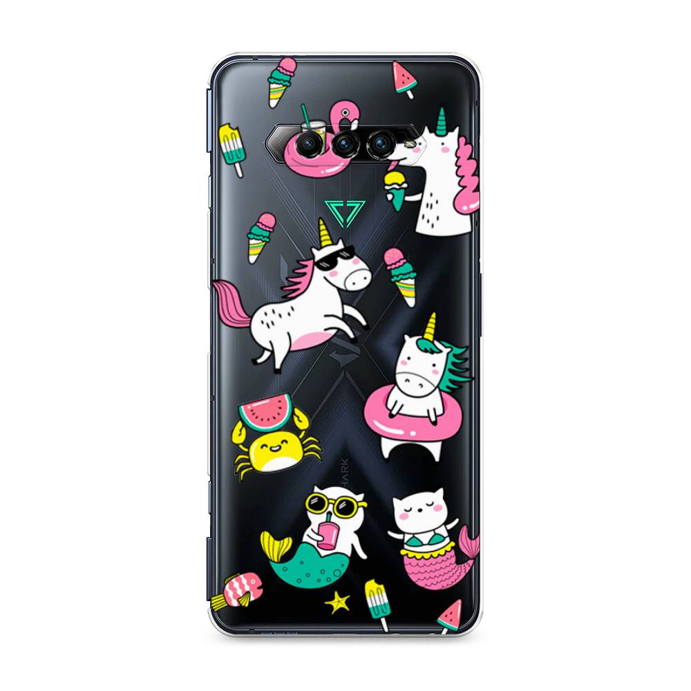 

Чехол Awog на Xiaomi Black Shark 4 pro "На отдыхе", Белый;голубой;розовый, 317650-2