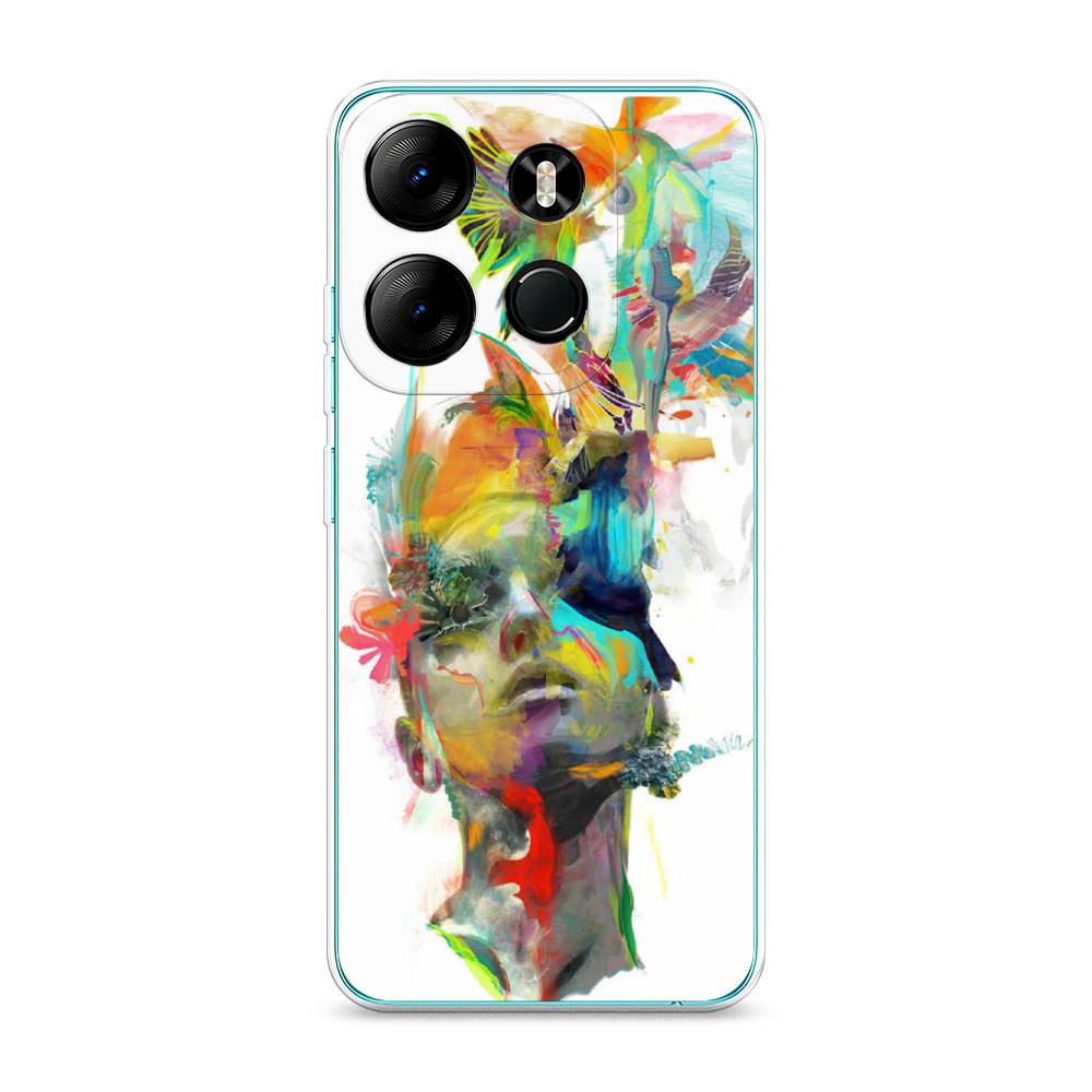 

Чехол Awog на Tecno Pop 7 Pro "Теория мечты", Зеленый, 303450-10