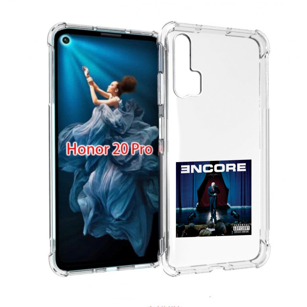 

Чехол Бампер Mypads Encore Для Honor 20 Pro Противоударный, Прозрачный, Tocco