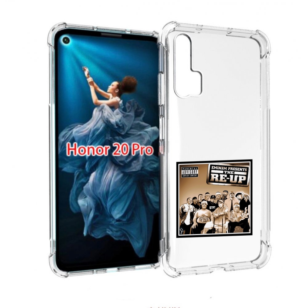 

Чехол Бампер Mypads Eminem Presents, The Re-Up Для Honor 20 Pro, Прозрачный, Tocco