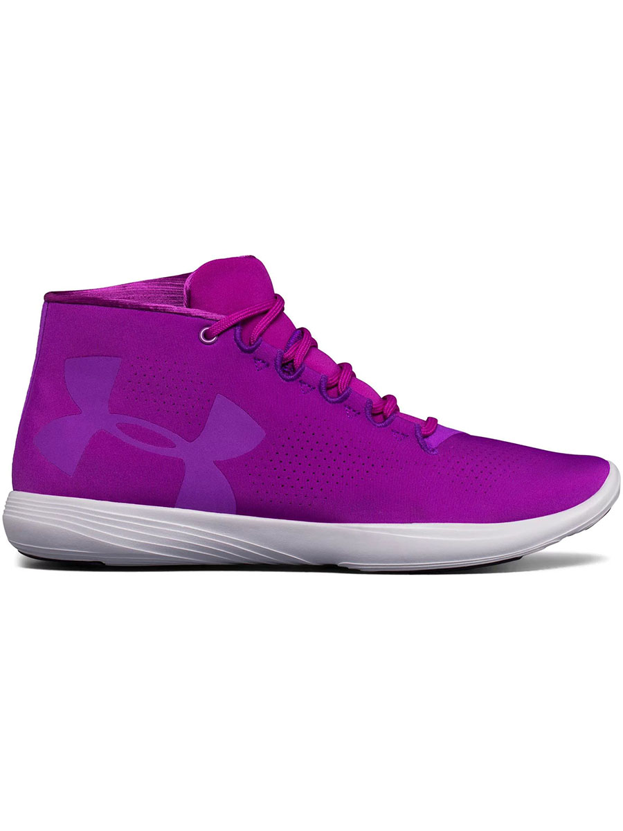 фото Кроссовки женские under armour ua w street precision mid фиолетовые 5 us