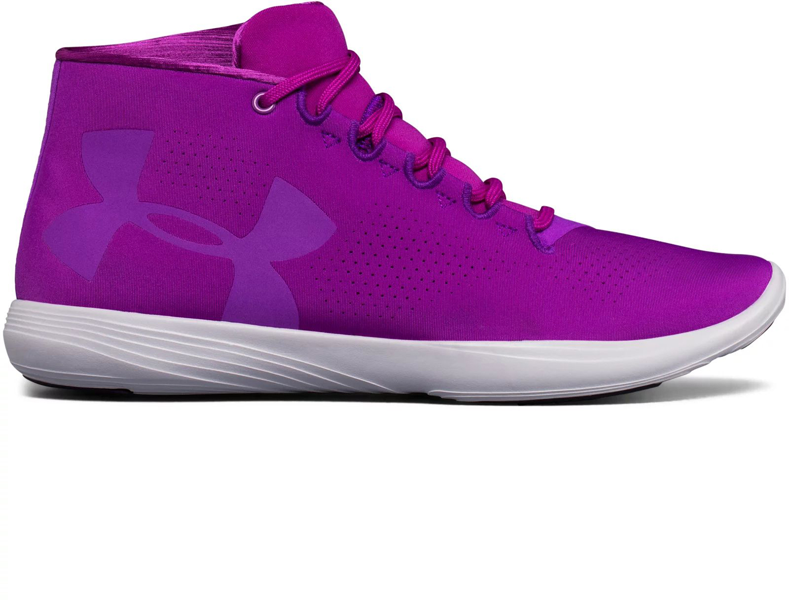 фото Кроссовки женские under armour ua w street precision mid фиолетовые 7 us
