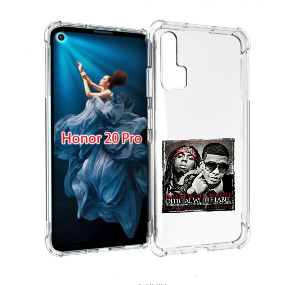 

Чехол бампер MyPads Drake - Official White Label для Honor 20 Pr, Прозрачный, Tocco