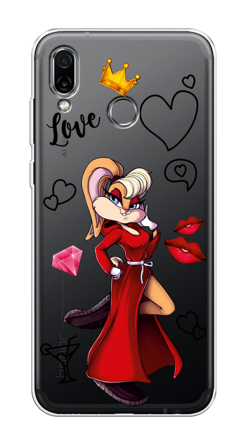 

Чехол на Honor Play "Rich Lola Bunny", Красный;бежевый;оранжевый, 66250-6
