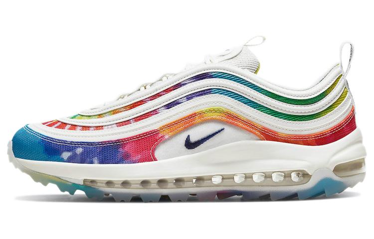 

Кроссовки унисекс Nike Air Max 97 Golf Tie Dye белые 40 EU, Белый, Air Max 97 Golf Tie Dye