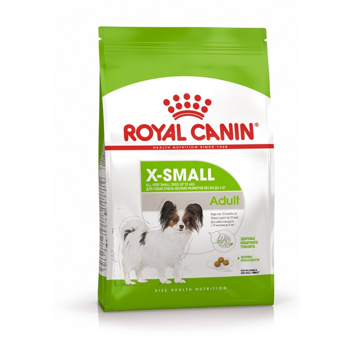 фото Сухой корм для собак royal canin x-small adult, для мелких пород, 3 кг