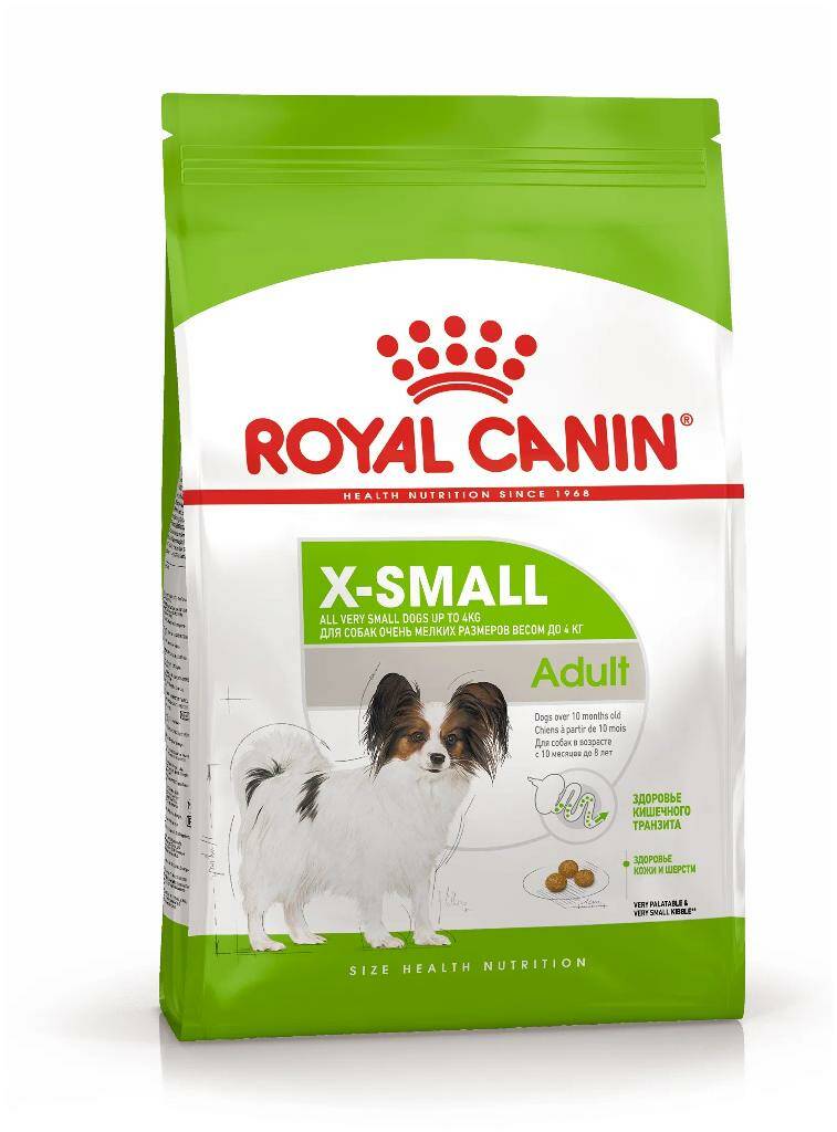 

Сухой корм для собак Royal Canin x-Small Adult, 1,5 кг