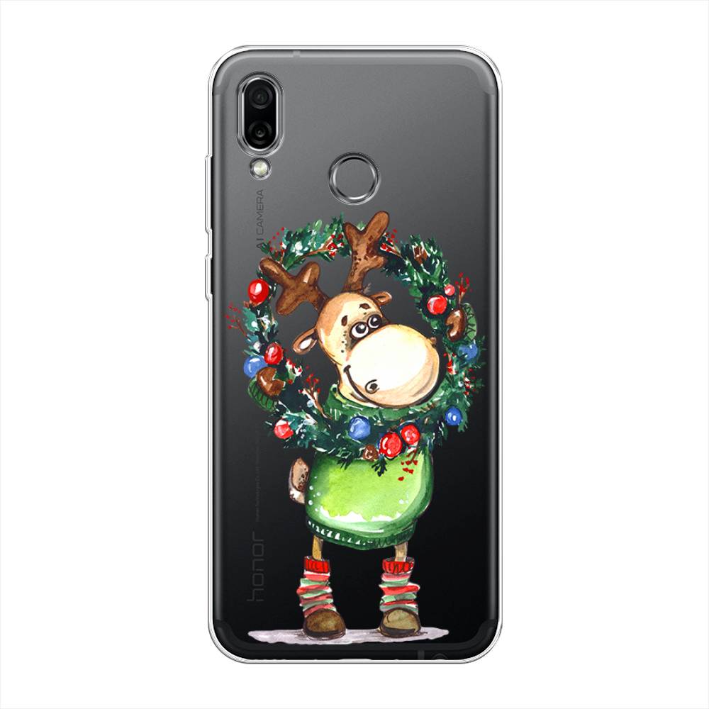 

Чехол на Honor Play "Олень с новогодним венком", 66250-4