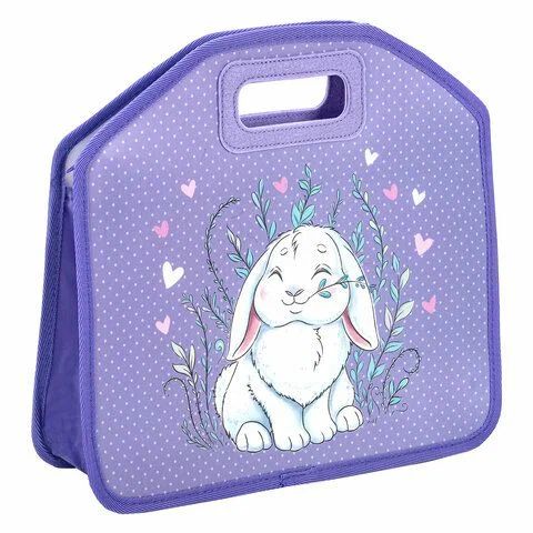 

Папка-сумка ЮНЛАНДИЯ, 1 отделение, фетровые ручки, 34х30х11 см, Little bunny, 270998, Разноцветный