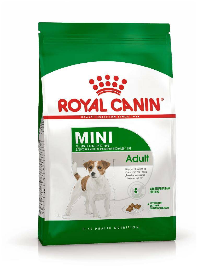 

Сухой корм для собак Royal Canin Mini Adult, для мелких пород, 800 г
