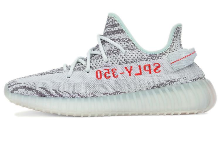 

Кроссовки унисекс Adidas Yeezy Boost 350 V2 Blue Tint 2021 белые 44 EU, Белый, Yeezy Boost 350 V2 Blue Tint 2021