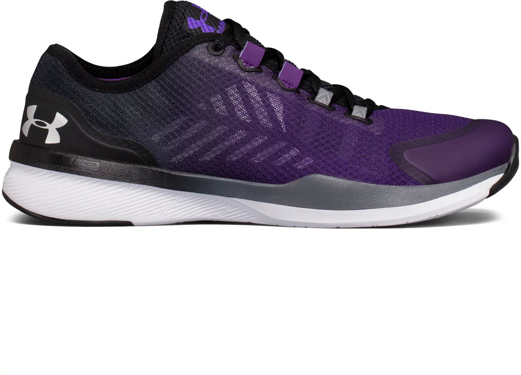 фото Кроссовки женские under armour ua w charged push tr seg фиолетовые 5.5 us