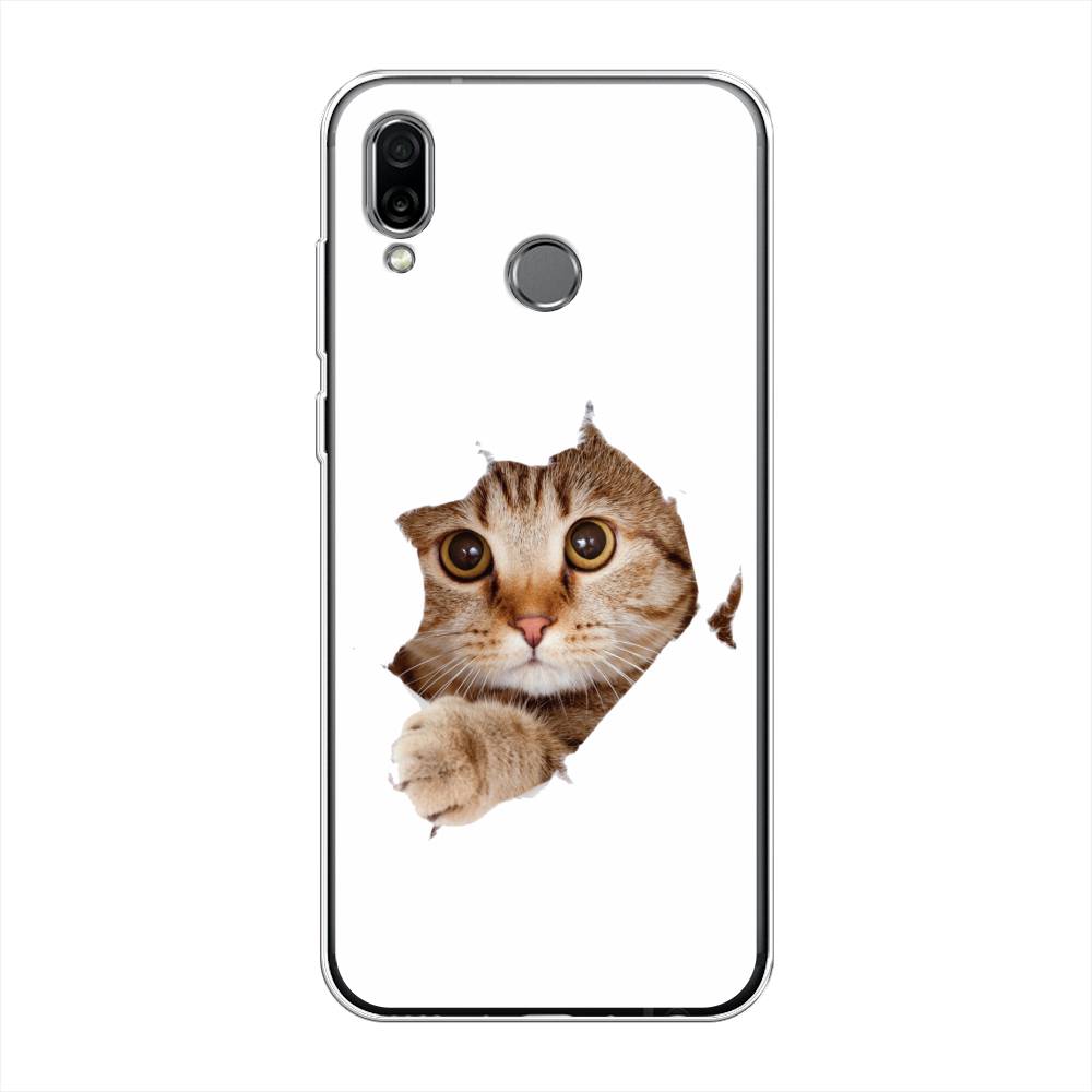 

Чехол на Honor Play "Кот и бумага", Белый;коричневый, 66250-1
