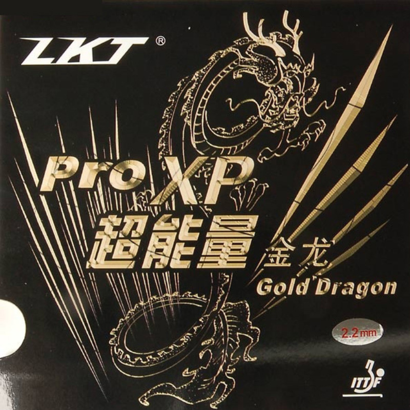 Накладка для настольного тенниса KTL (LKT) PRO XP Gold Dragon Black 2.2