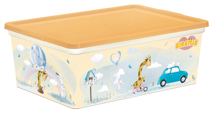 

Коробка Полимербыт Giraffix С71673, 10 л, Бежевый