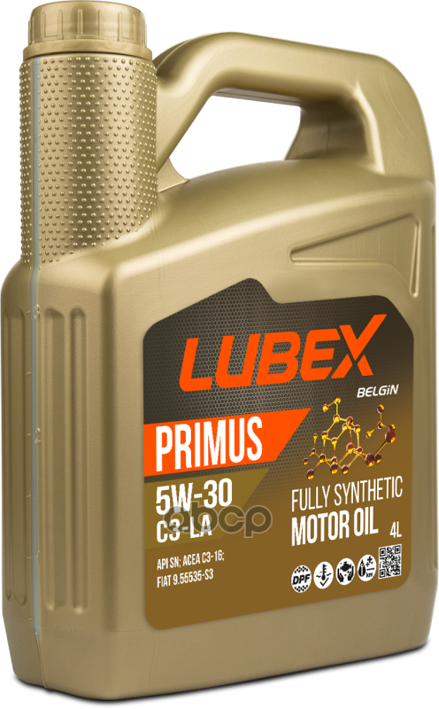 Моторное масло LUBEX Primus C3-La 5w30 4л