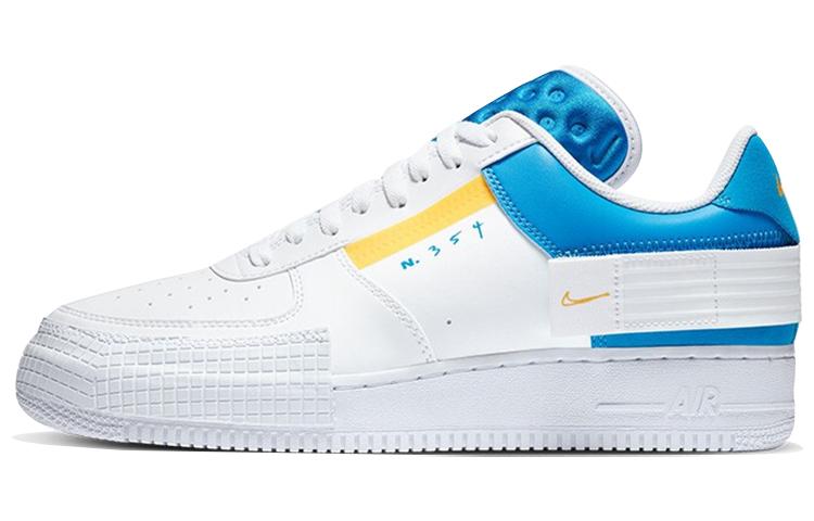 

Кеды унисекс Nike Air Force 1 Type белые 44 EU, Белый, Air Force 1 Type