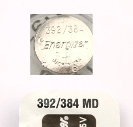 

Energizer Батарейка Energizer 392 384 SR41SW серебрянно-цинковая часовая