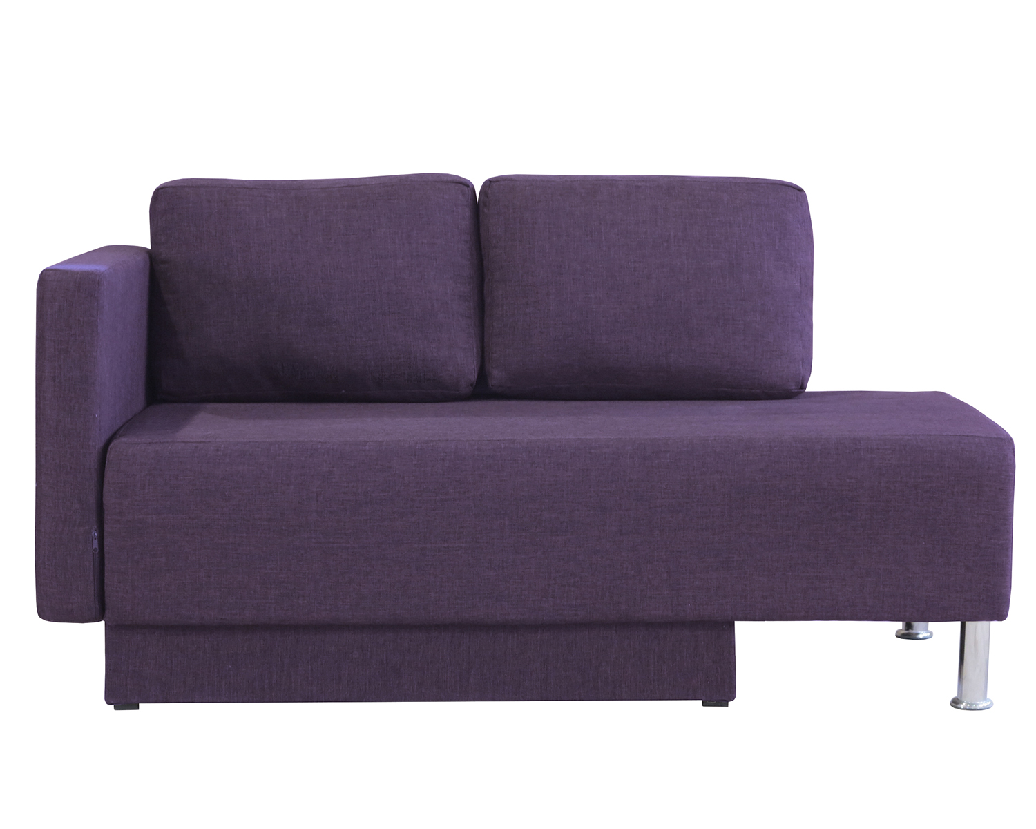 фото Кушетка шарм-дизайн леон левый фиолетовый