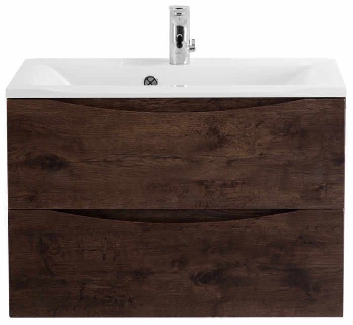 

Тумба с раковиной BelBagno Marino 75-BB750/450-LV-MR-PR Rovere Moro, Коричневый, BelBagno Marino
