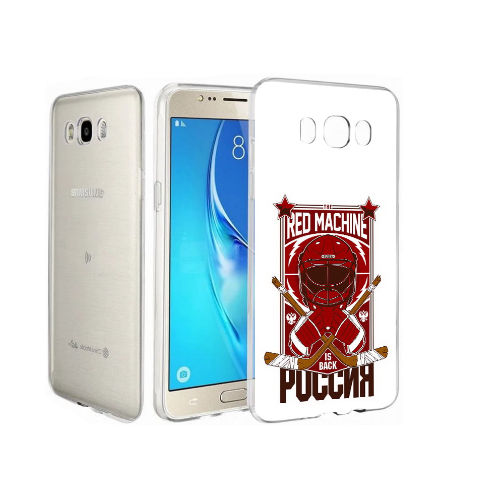 

Чехол MyPads Tocco для Samsung Galaxy J7 хоккей россия, Прозрачный, Tocco