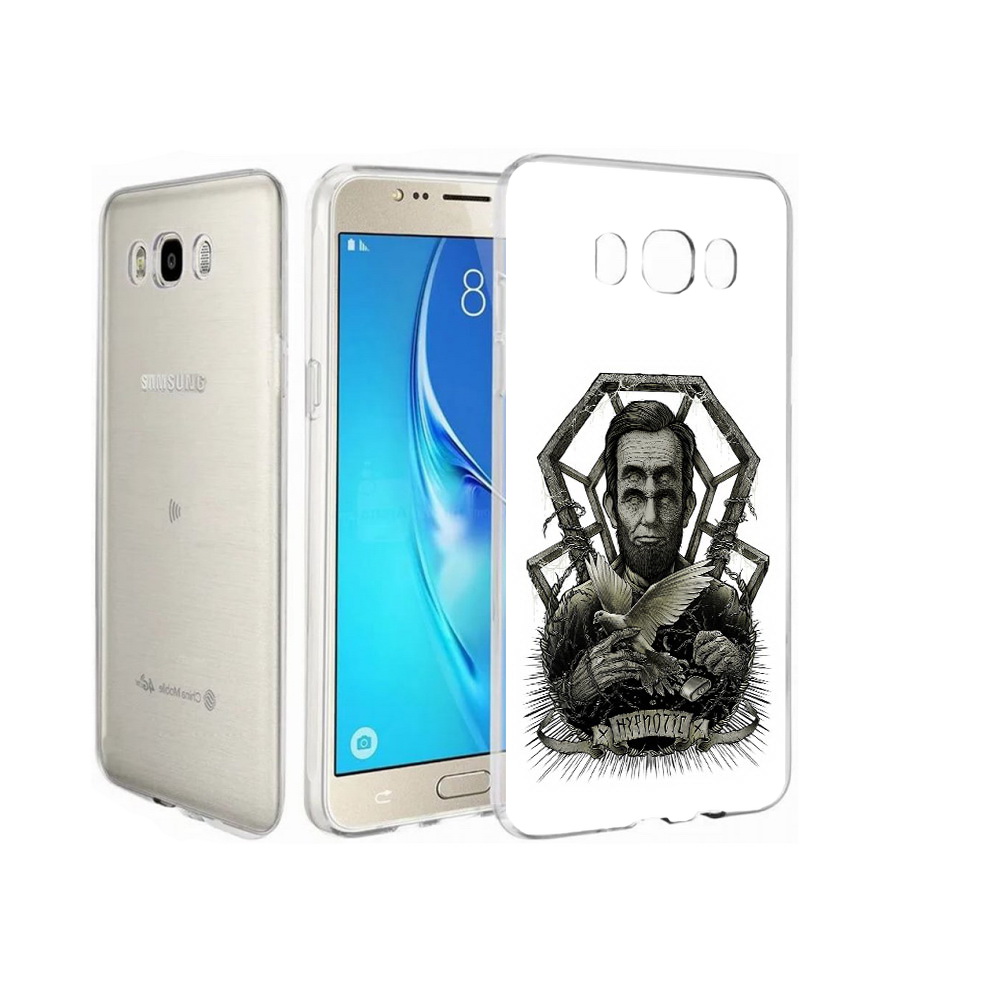 

Чехол MyPads Tocco для Samsung Galaxy J7 франклин абстракция, Прозрачный, Tocco