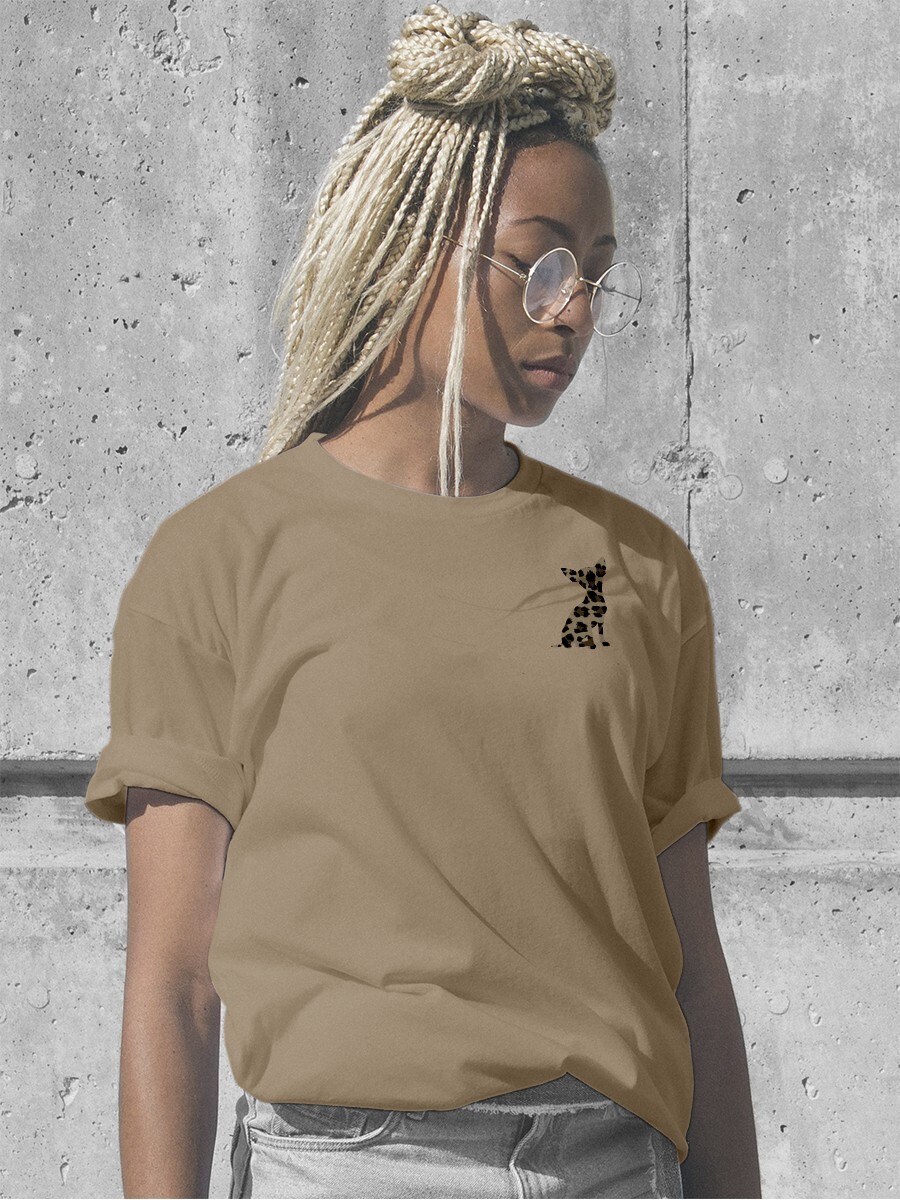 Футболка женская HYPNOTICA той-терьер - 27 бежевая 3XL