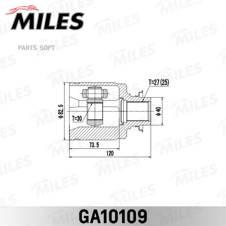 

Шрус Внутренний Honda Cr-V Rd1/2 At (Lh)/Hr-V Gh1/2/3 At (Lh) (Gsp 623023) Ga10109 Miles а