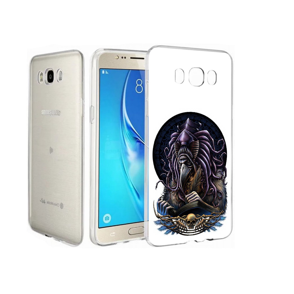 

Чехол MyPads Tocco для Samsung Galaxy J7 умный ворон, Прозрачный, Tocco