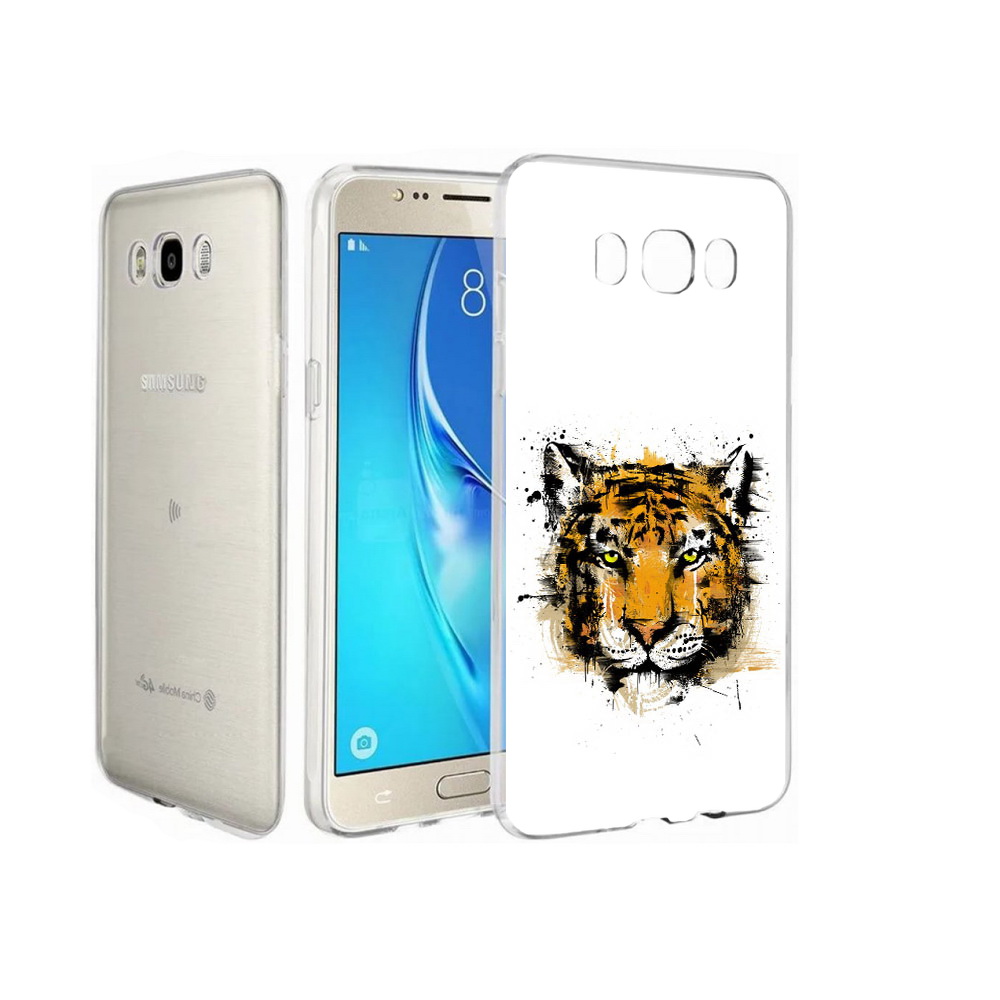 

Чехол MyPads Tocco для Samsung Galaxy J7 тигруля, Прозрачный, Tocco