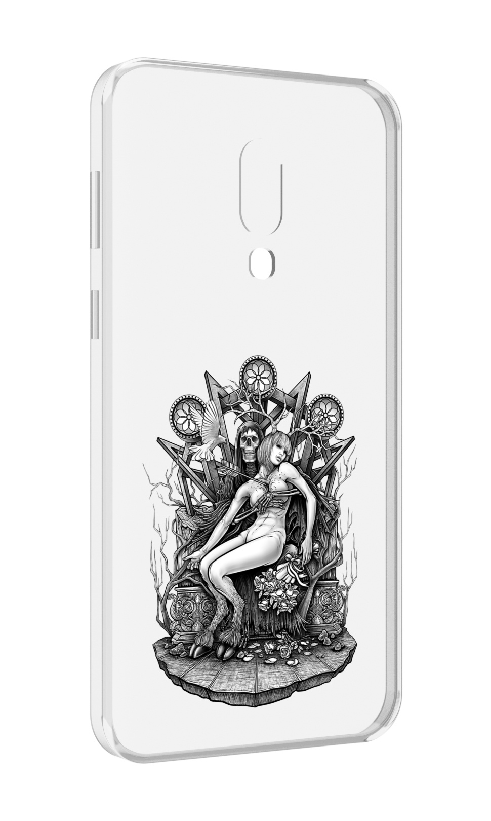 

Чехол MyPads девушка на троне для Meizu 16 Plus / 16th Plus, Прозрачный, Tocco