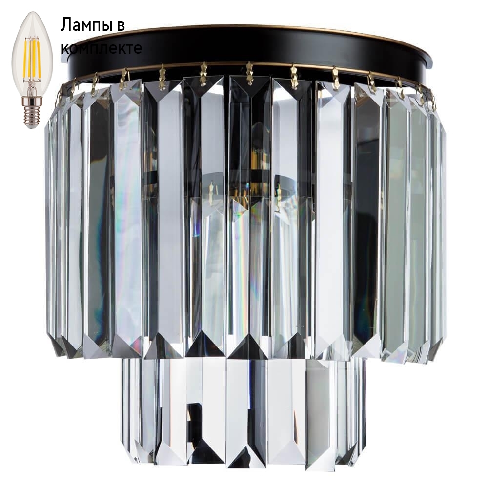 

Настенный светильник Divinare Nova 3001/01 AP-2, E14, 80W