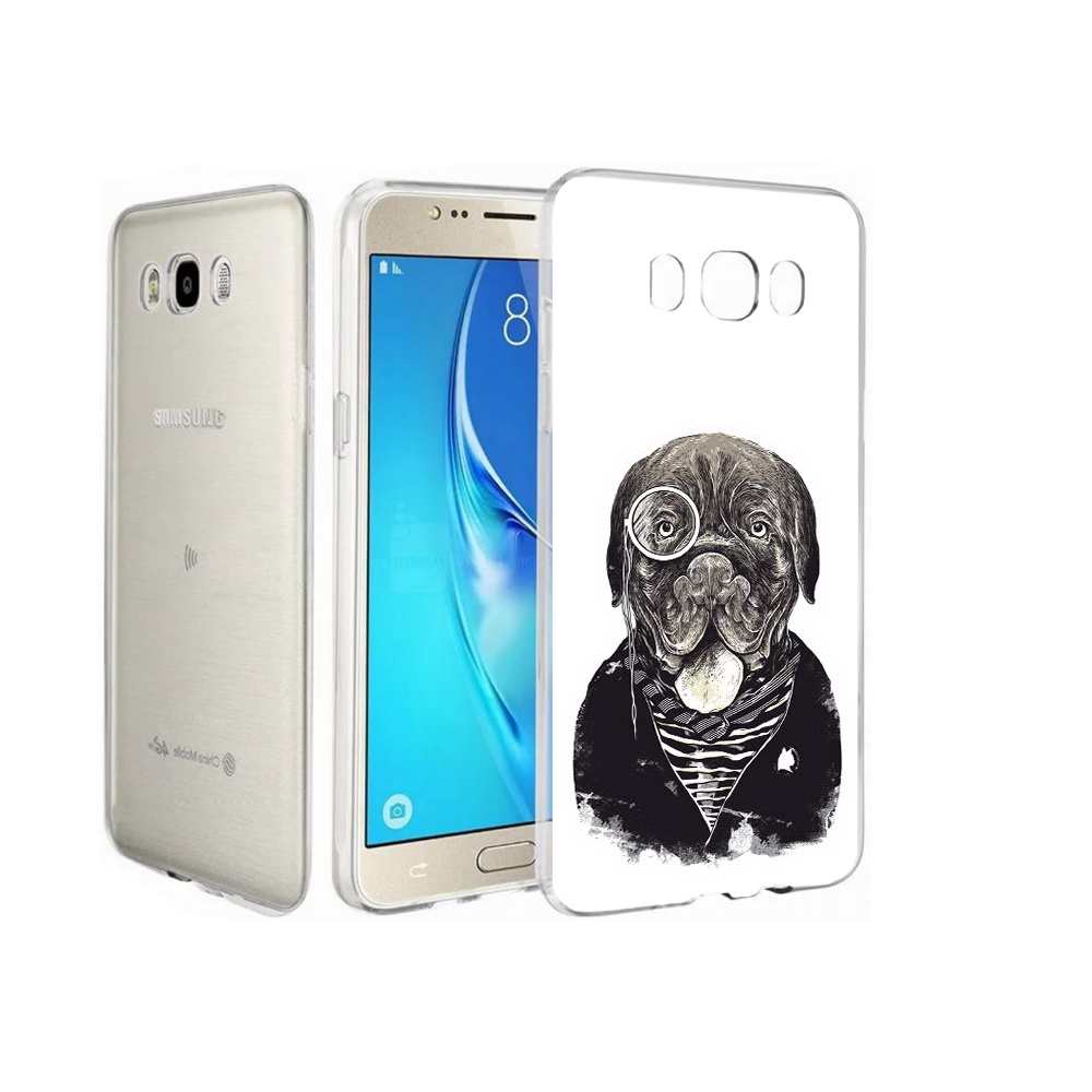 

Чехол MyPads Tocco для Samsung Galaxy J7 солидный песик, Прозрачный, Tocco