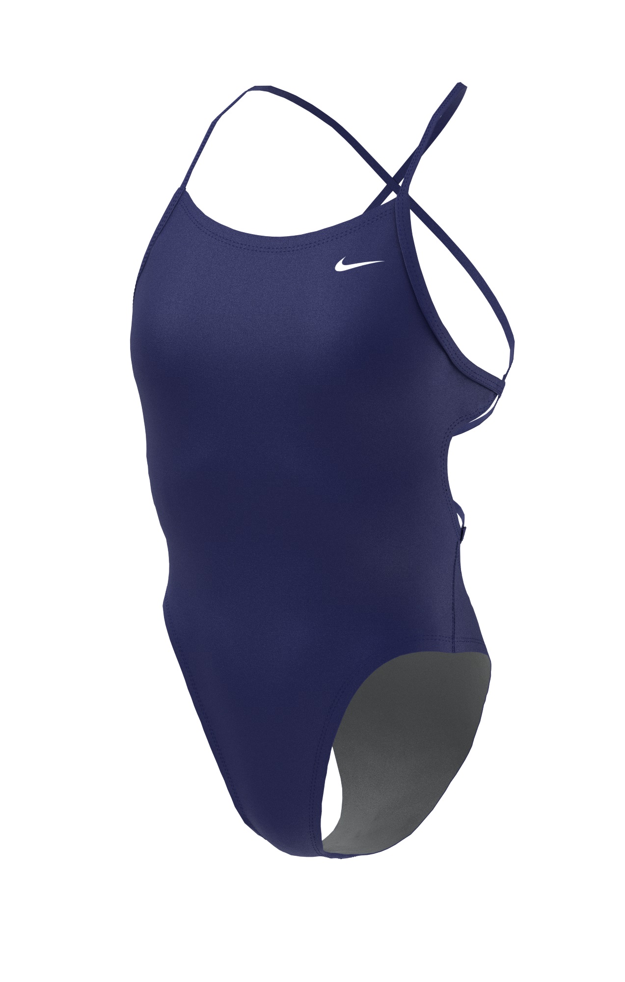 

Купальник слитный женский Nike Swim NESSA000 синий 34, NESSA000