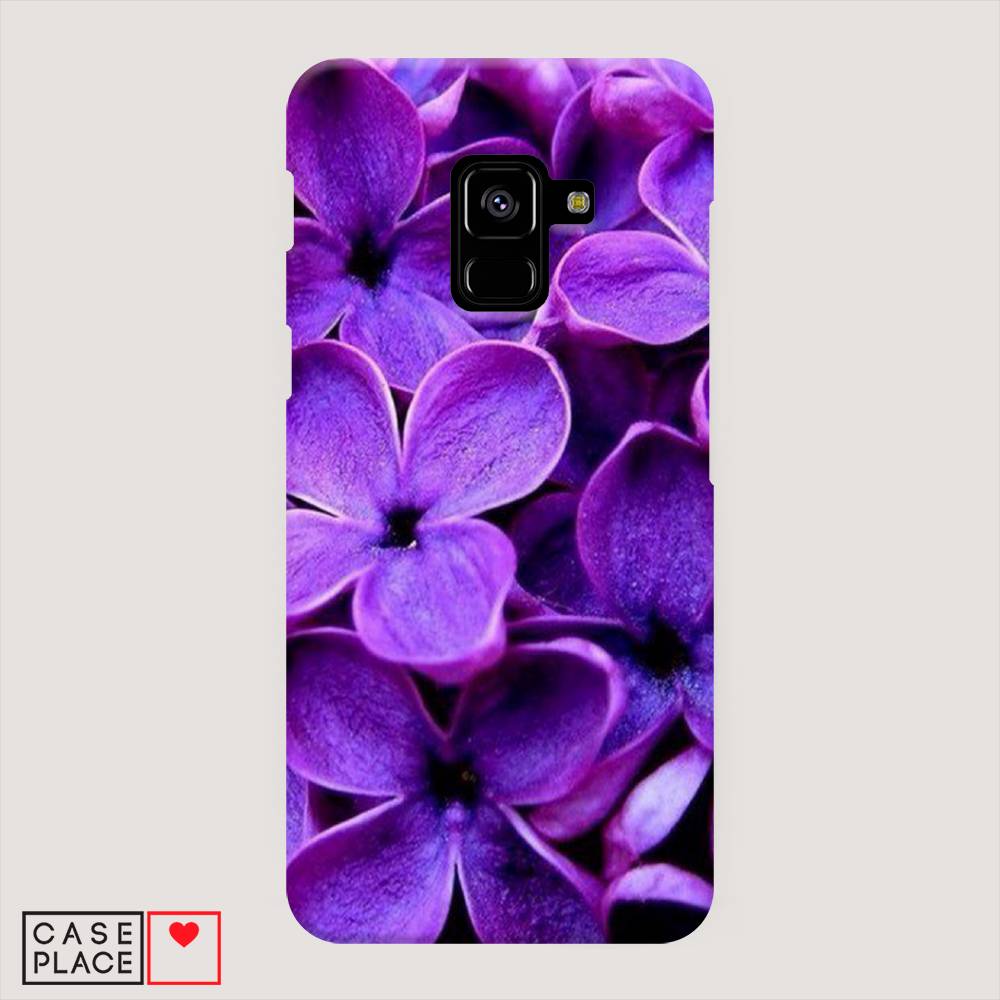 

Пластиковый чехол "Сирень крупная" на Samsung Galaxy A8 2018, 25420-6