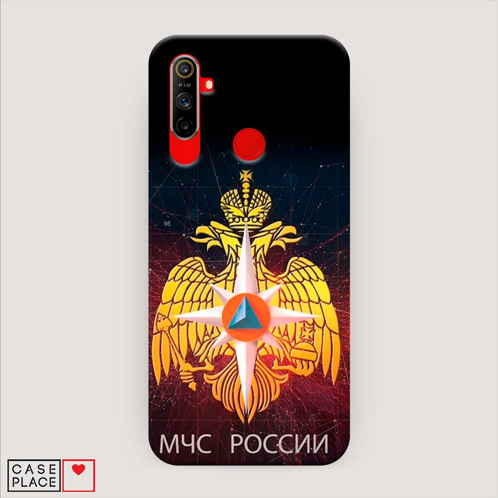 фото Пластиковый чехол "мчс россии" на realme c3 awog