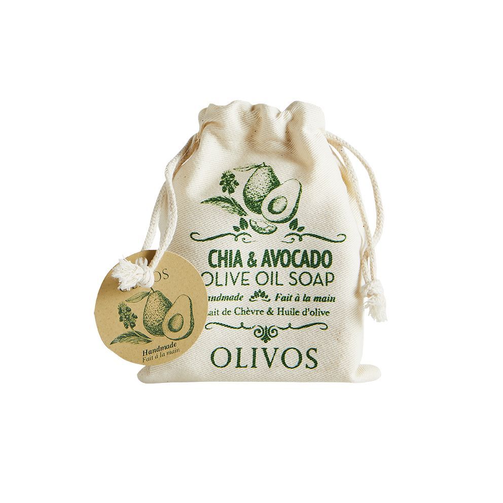 Мыло натуральное Olivos Чиа Авокадо оливковое ручной работы 150 г трилогия мердстоуна
