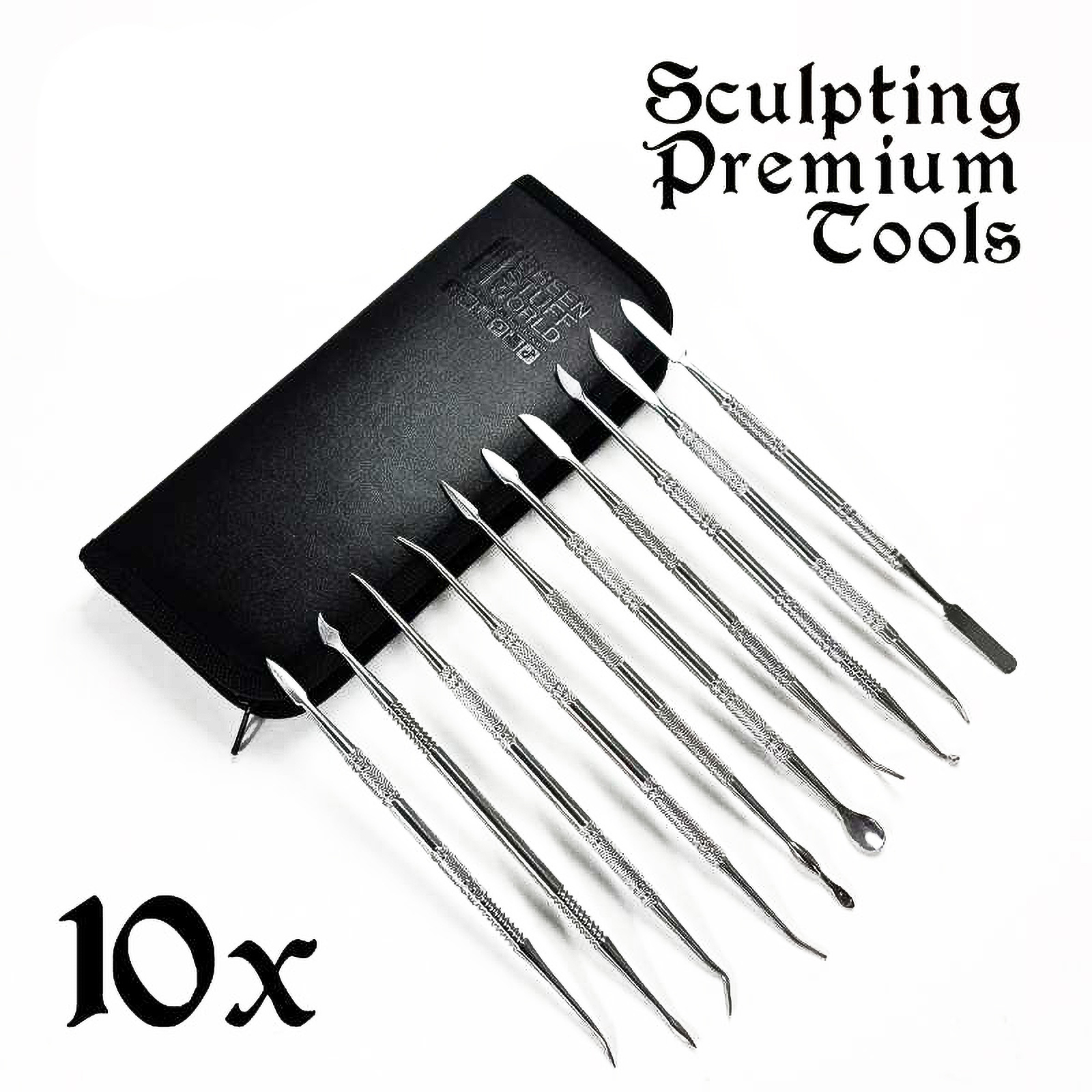 

Инструменты для лепки Green Stuff World Premium Sculpting Tool Set 10 шт, Sculpting Tool Set