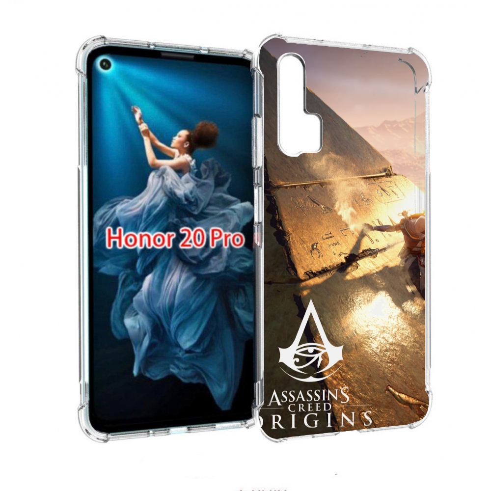 

Чехол бампер MyPads Assassin's Creed Origins для Honor 20 Pro пр, Прозрачный, Tocco