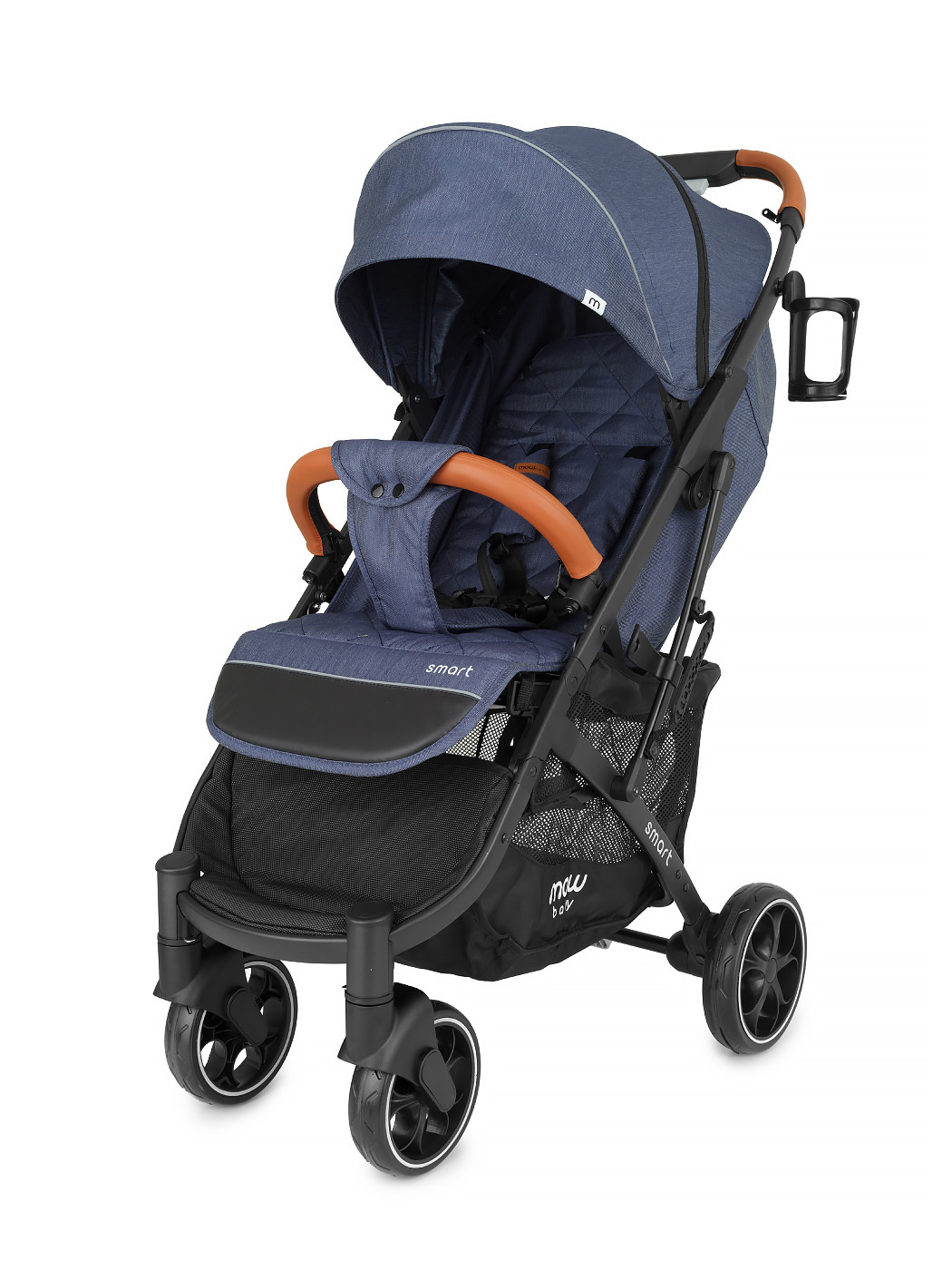 

Коляска прогулочная "MowBaby. Smart", цвет: Blue, Smart