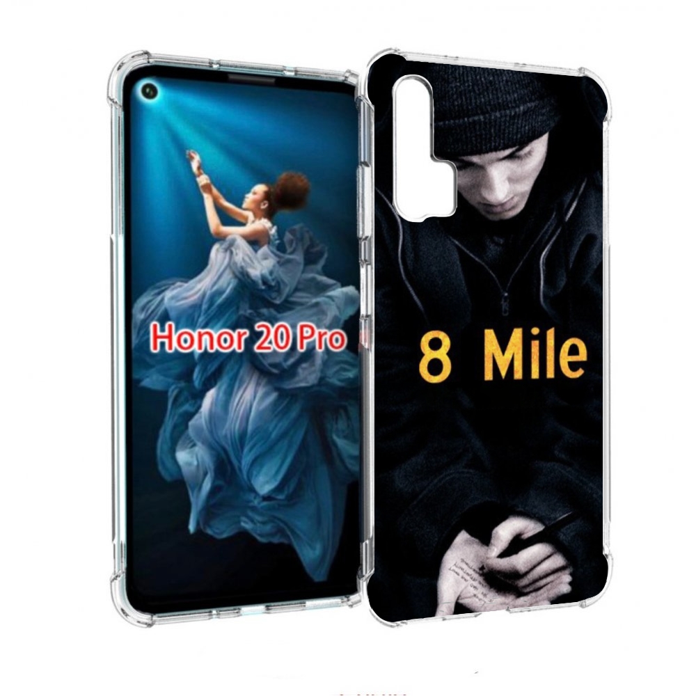 

Чехол бампер MyPads 8 миля для Honor 20 Pro противоударный, Прозрачный, Tocco