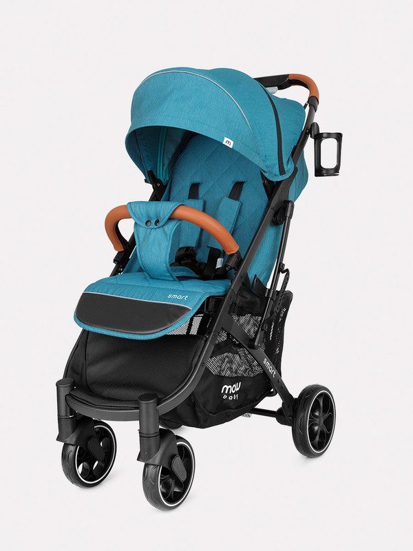 фото Коляска детская mowbaby smart mb101 aqua