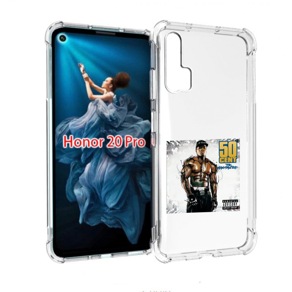 

Чехол бампер MyPads 50 Cent - The Massacre для Honor 20 Pro прот, Прозрачный, Tocco