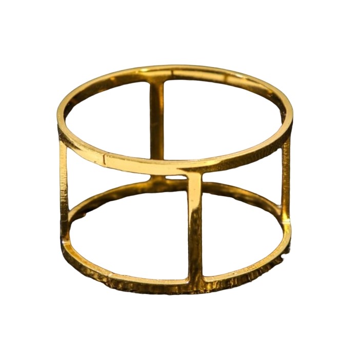 

Кольцо для салфетки Noble, 4,5x4,5x2,9 см, Золотистый