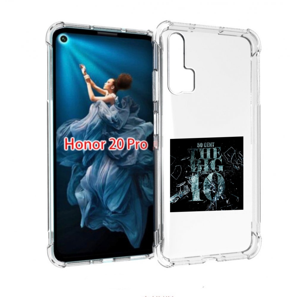 

Чехол бампер MyPads 50 Cent - The Big 10 для Honor 20 Pro против, Прозрачный, Tocco