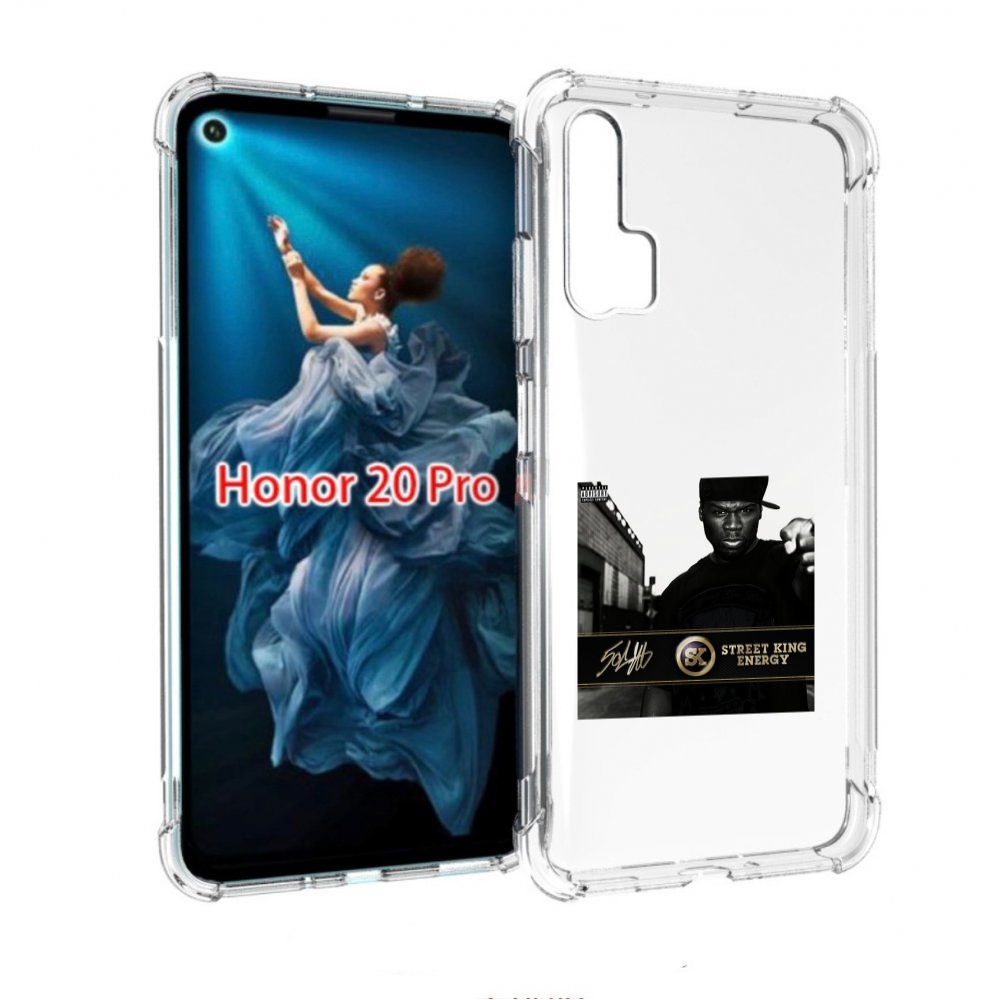 

Чехол бампер MyPads 50 Cent - Street King Energy для Honor 20 Pr, Прозрачный, Tocco