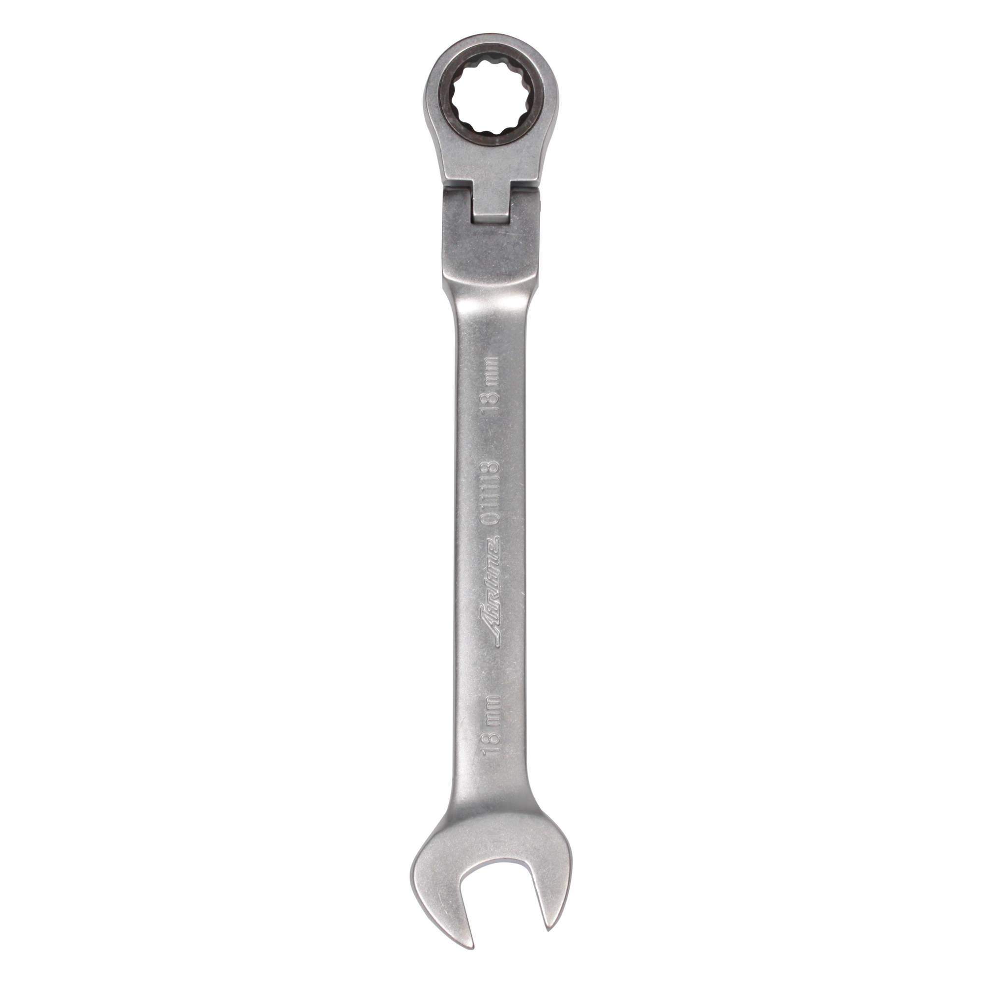 Ключ комбинированный трещоточный  AIRLINE AT-RFS-11 накидной ключ с храповым механизмом 10х11мм 24 зуба aist 02071011 00 00002302