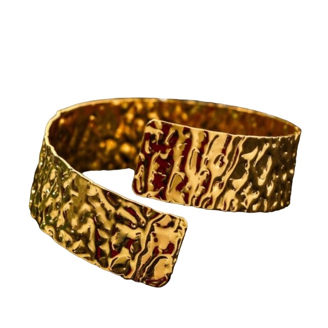 Кольцо для салфетки «Кавайон», 4,5x4x4 см, цвет золотой