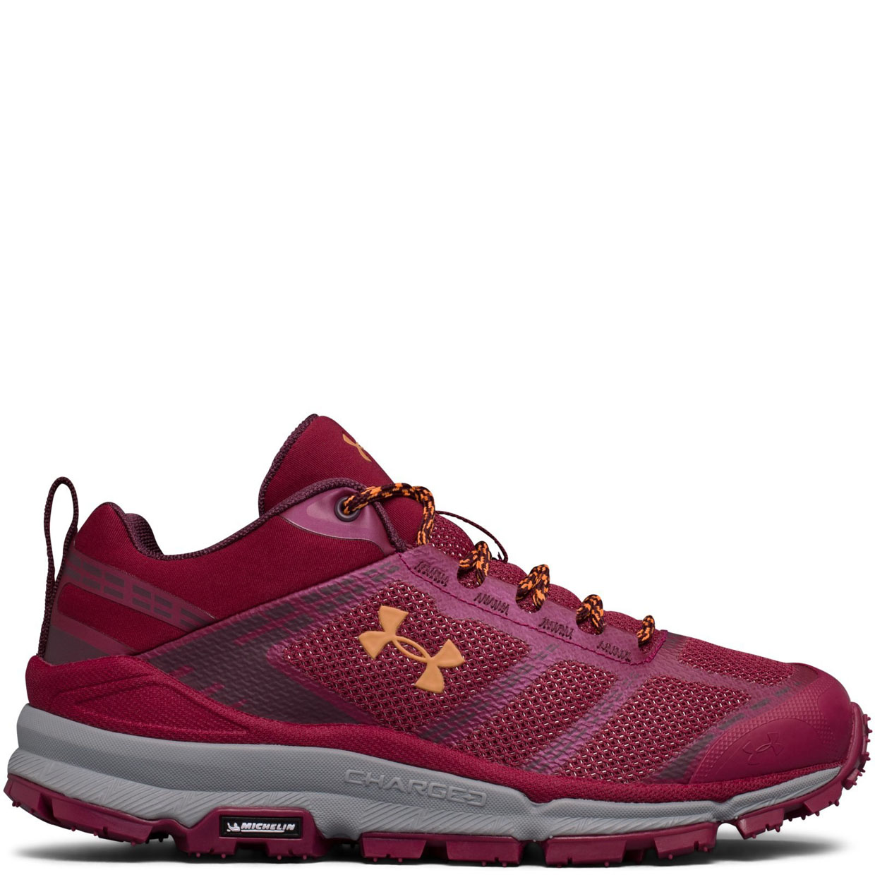 фото Кроссовки женские under armour w verge low красные 6.5 us